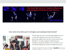 Tablet Screenshot of 2x4strength.com